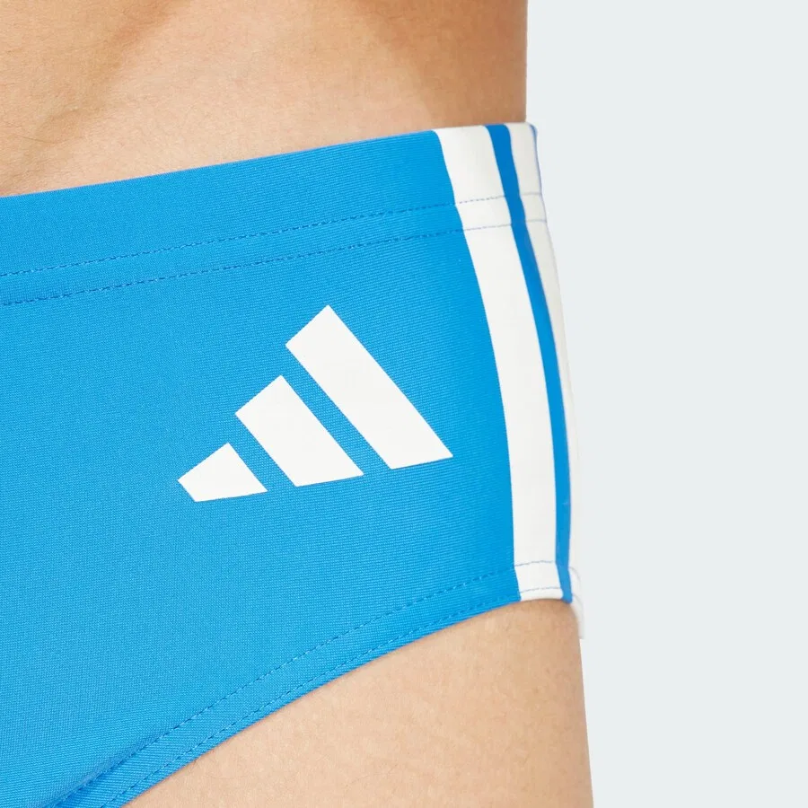 Плавки-шорты ADIDAS PERFORMANCE Athletic Swim Trunks '3-Stripes Swim' небесно-голубого цвета — фото 4