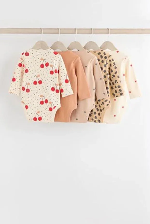 Детский для девочек боди-комбинезон с принтом Next Baby, Multicolor — фото 2