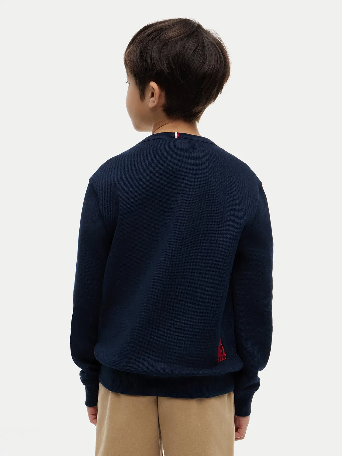 Толстовка стандартного кроя для мальчика Embroidery Graphic Tommy Hilfiger, темно-синий — фото 3