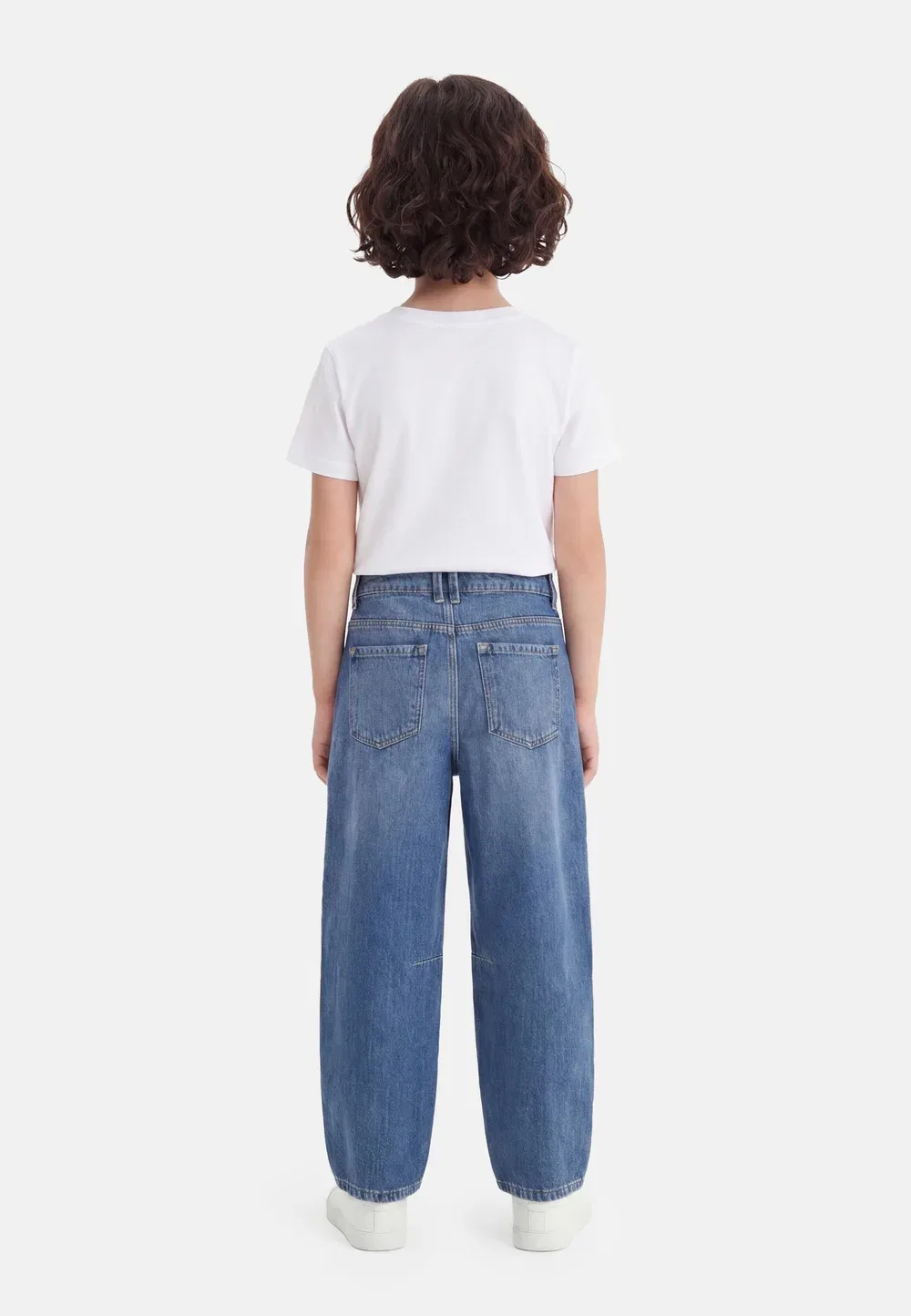 Джинсы Nkfbella barrel свободного кроя Name It, Medium Blue Denim — фото 2
