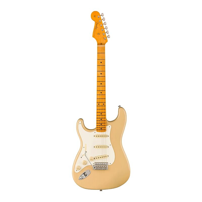 

Fender American Vintage II 6-String 1957 Stratocaster Электрогитара для левой руки (Vintage Blonde) Fender American Vintage II 6-String 1957 Stratocaster Left-Hand Electric Guitar