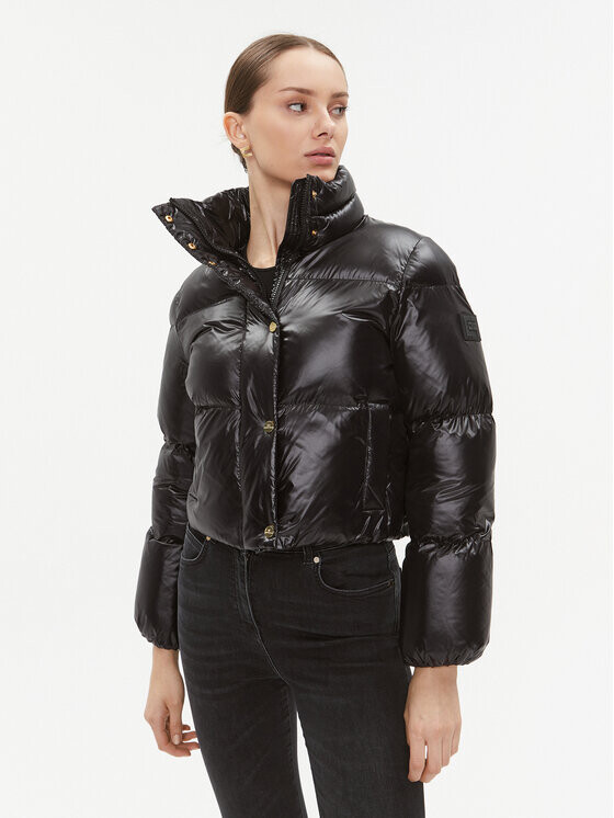 

Укороченный пуховик Elisabetta Franchi, черный