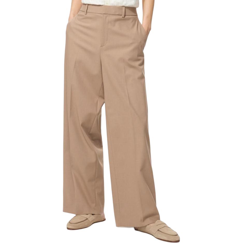 Брюки костюмные Women's Dark Beige UNIQLO, темно-бежевый — фото 2