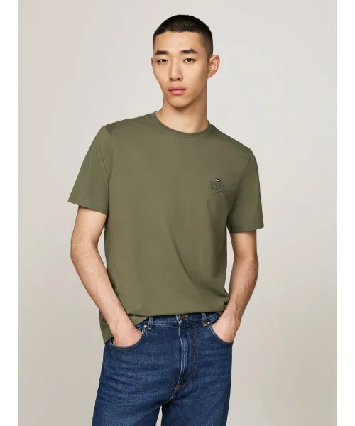 

Футболка Regular fit Tommy Hilfiger, зеленый