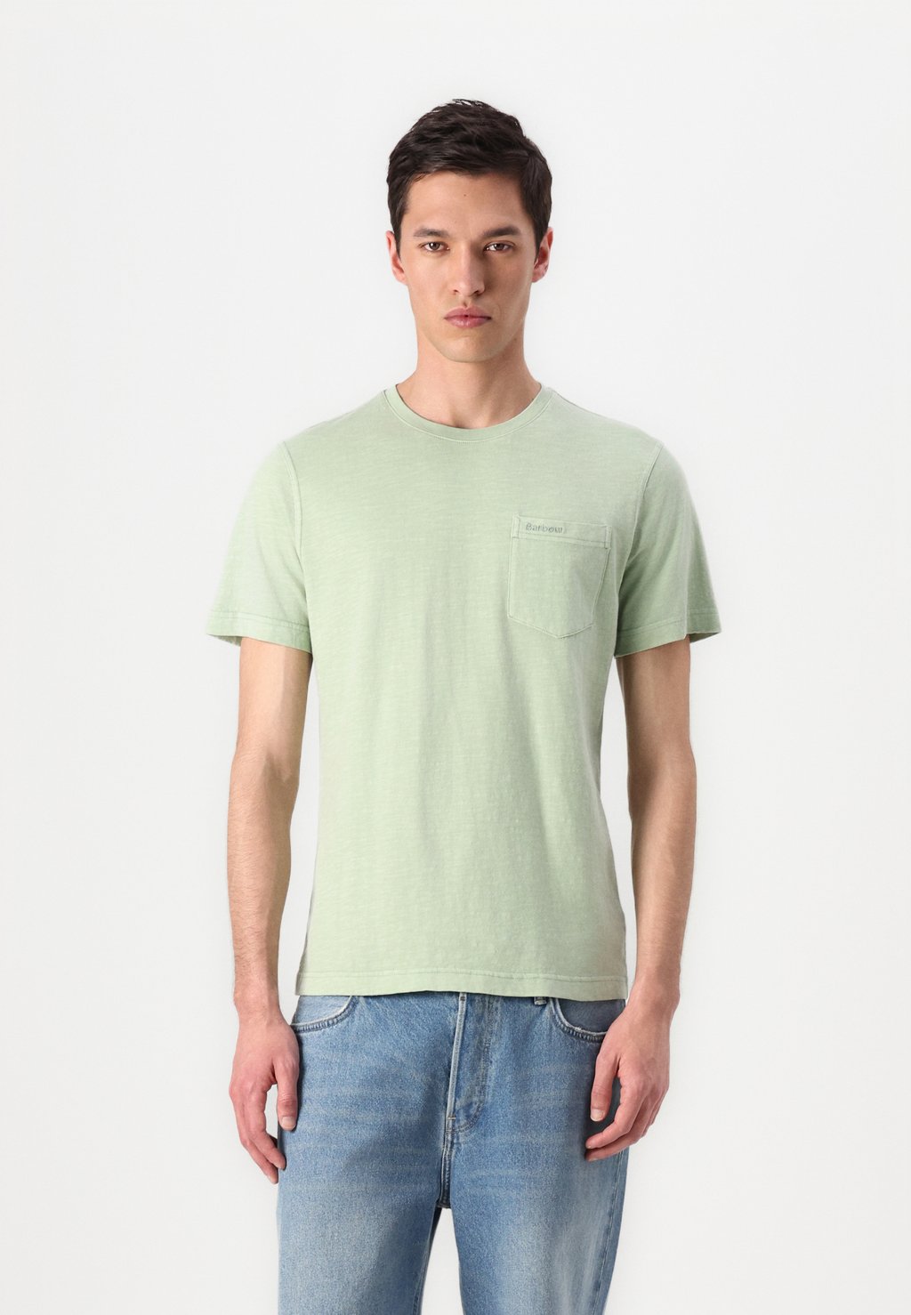 

Базовая футболка SLUB Barbour, мятный