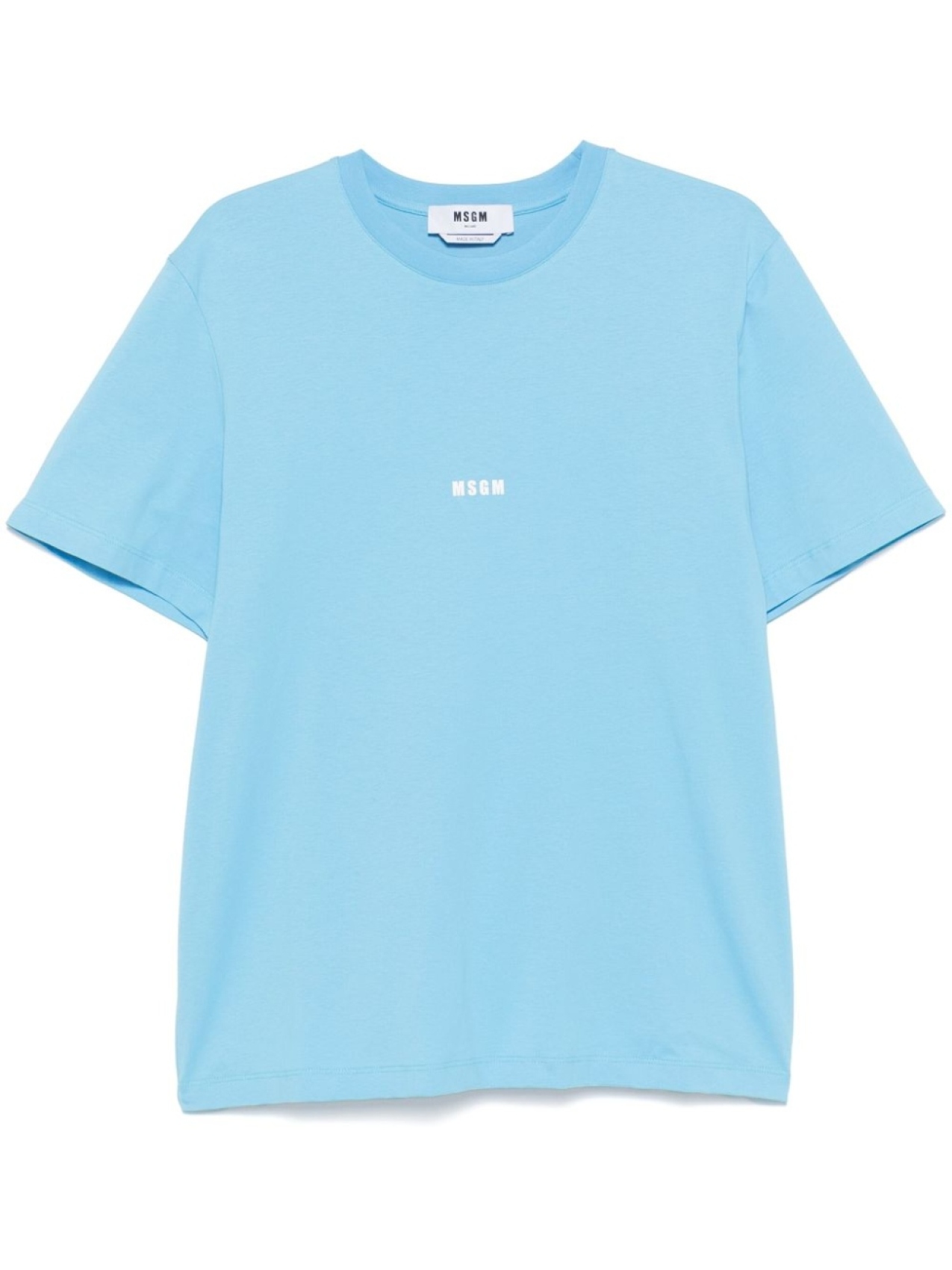 

MSGM футболка с логотипом, синий