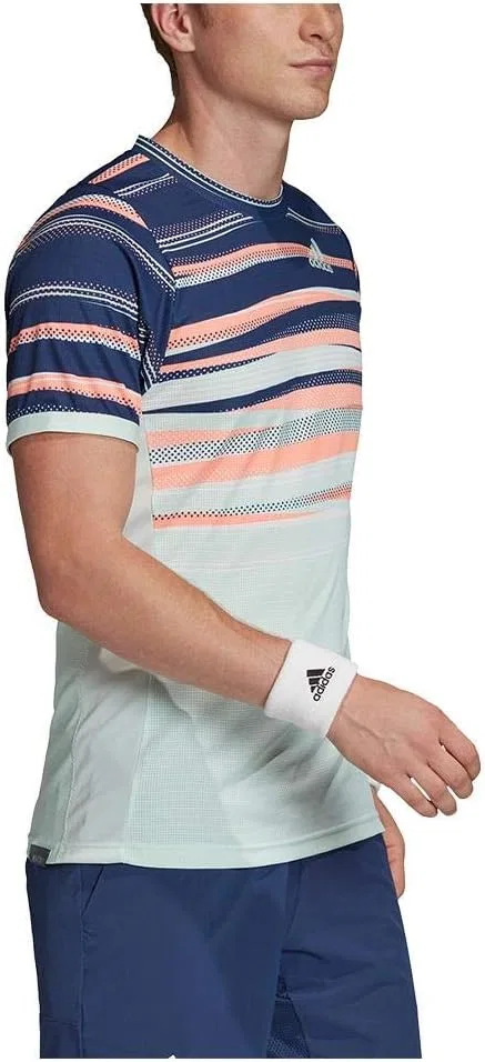 Футболка FreeLift adidas, тёмно-зелёный/техно-индиго — фото 4