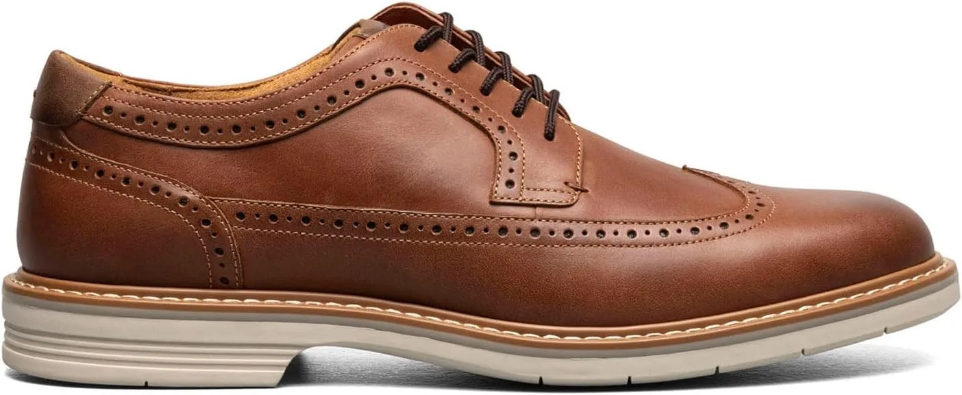 Мужские туфли Florsheim Norwalk Wingtip Oxford Oxford, коньячный — фото 3