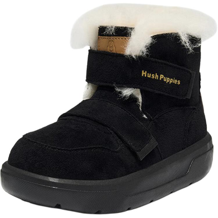 

Антискользящие износостойкие детские ботинки Kids' Hush Puppies, черный