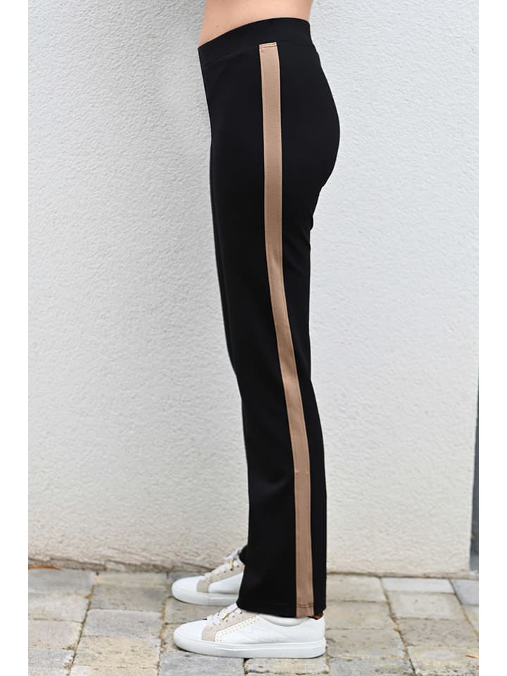 

Тканевые брюки Bleu d'Azur, черный/бежевый