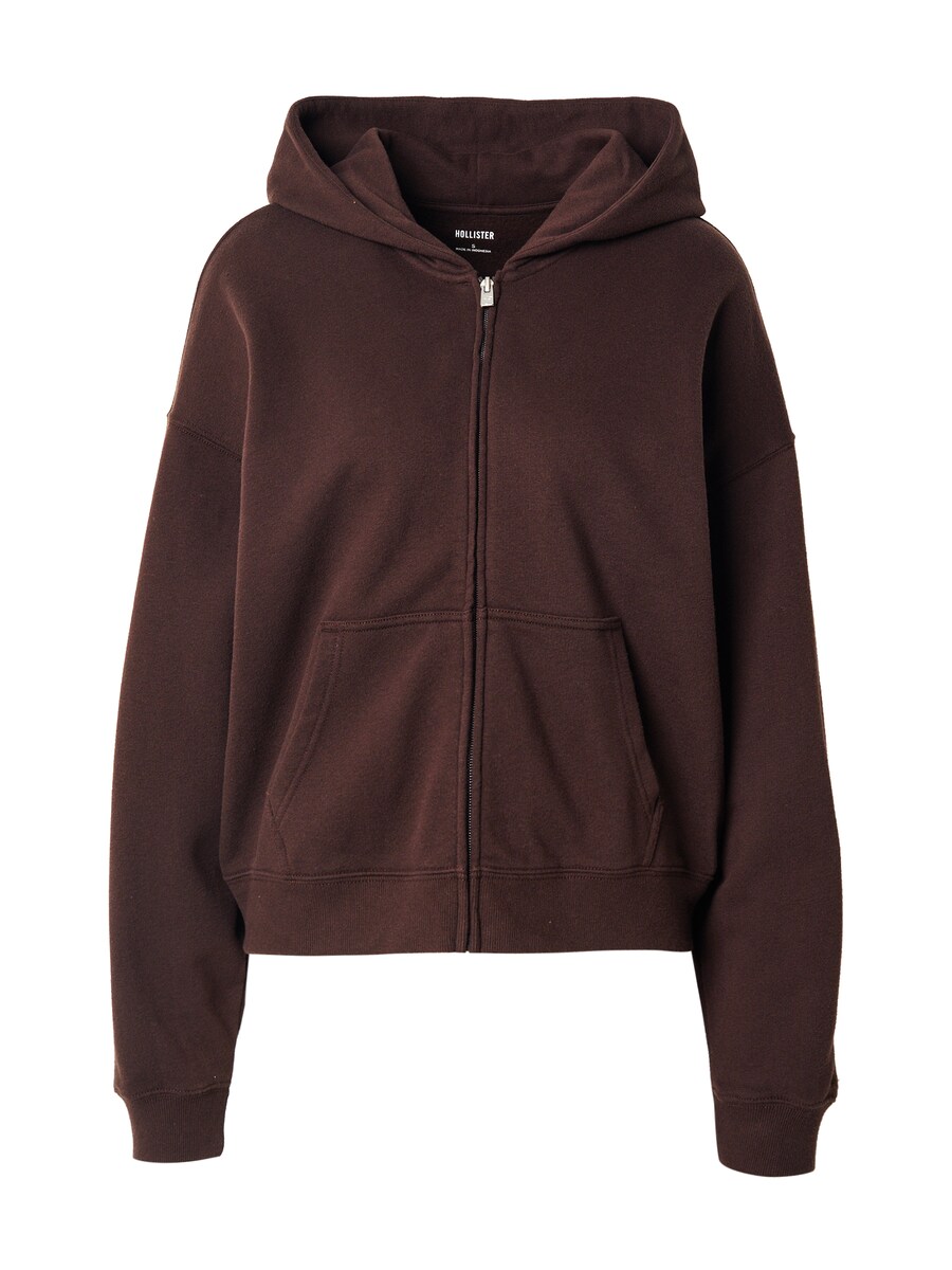 

Худи с капюшоном на молнии HOLLISTER, Brown