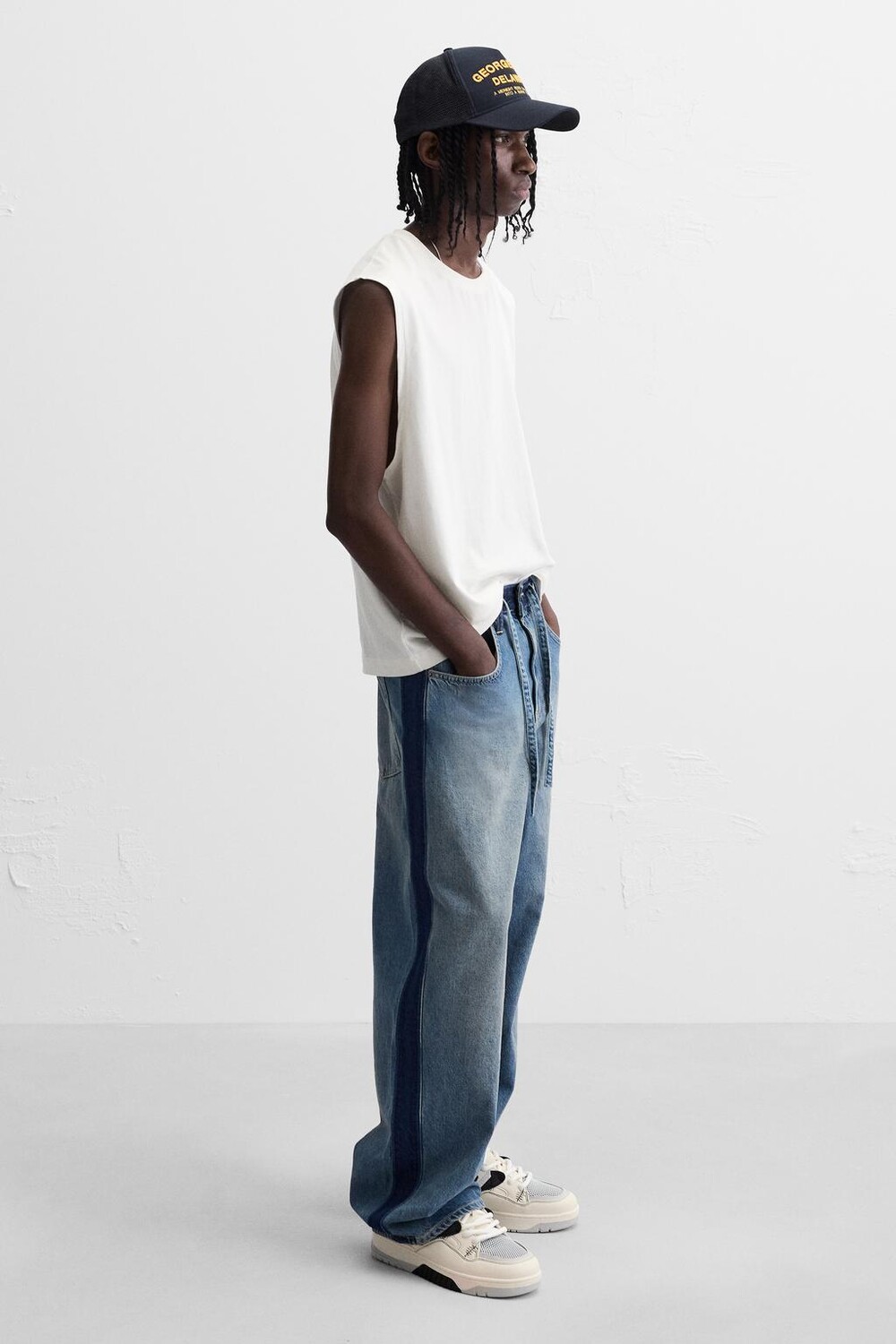 

Кроссовки mesh skate ZARA, разноцветный