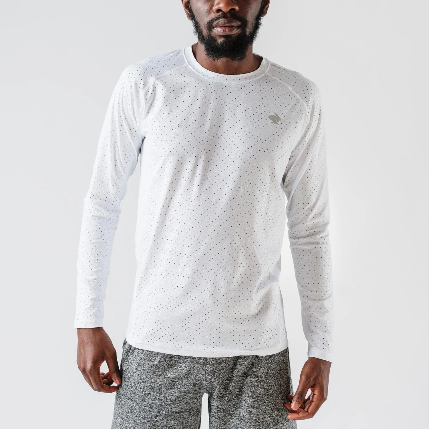 

Мужская футболка с длинным рукавом rabbit, White