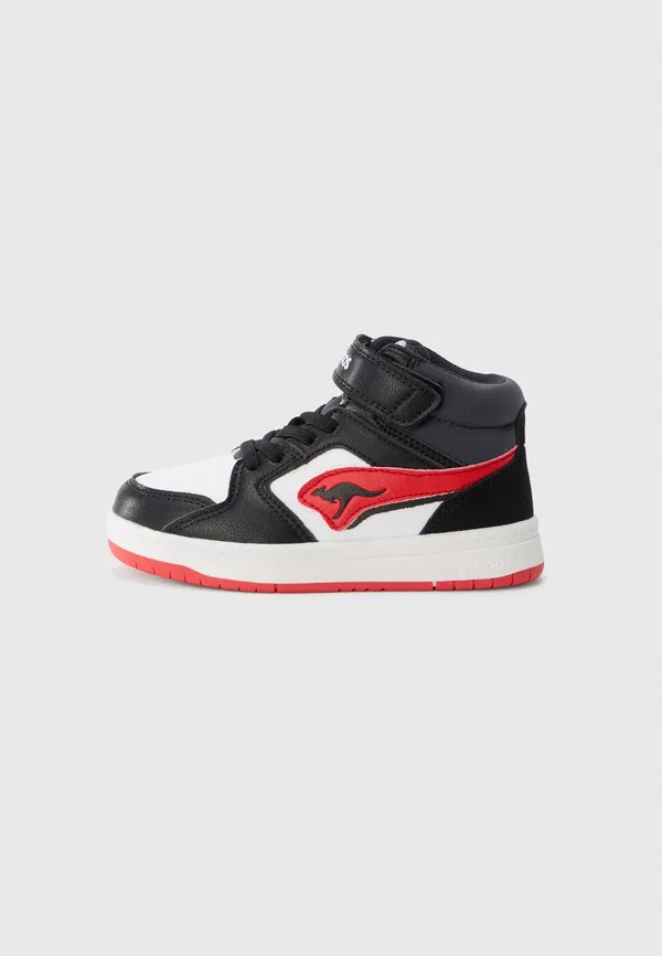 K cp унисекс высокие кроссовки Kangaroos, Jet Black/Fiery Red