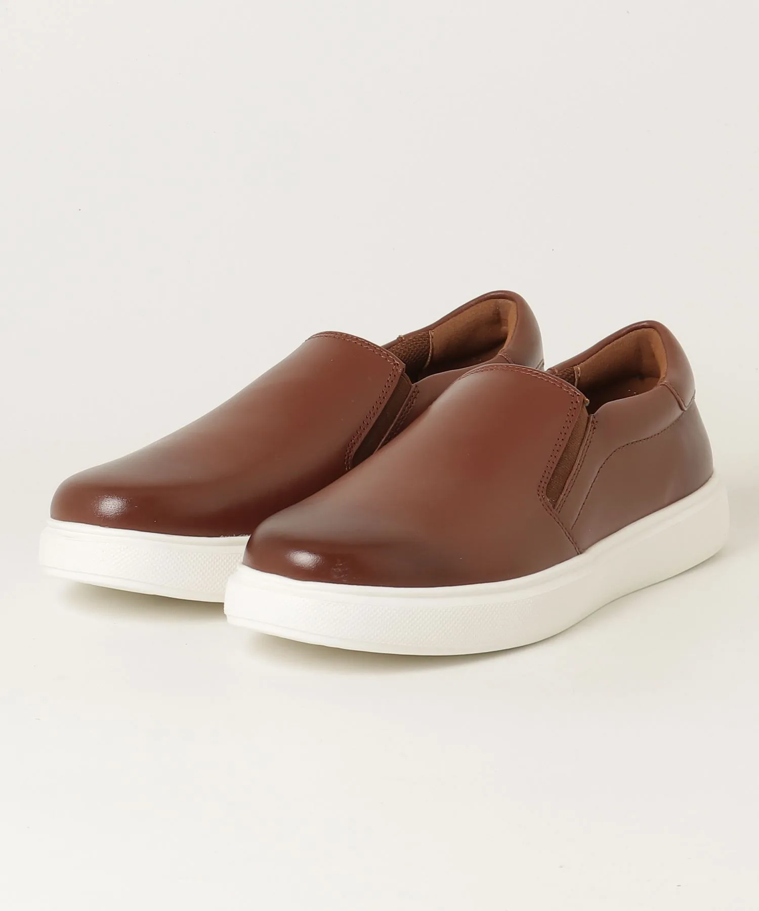 Мужские слипоны Beacon Light Step из натуральной кожи ROCKPORT коричневые — фото 3
