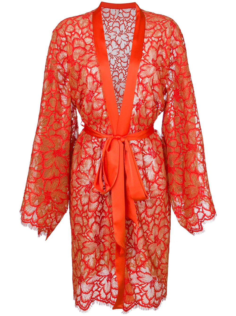 

Кружевной халат Dolci Follie, желтый