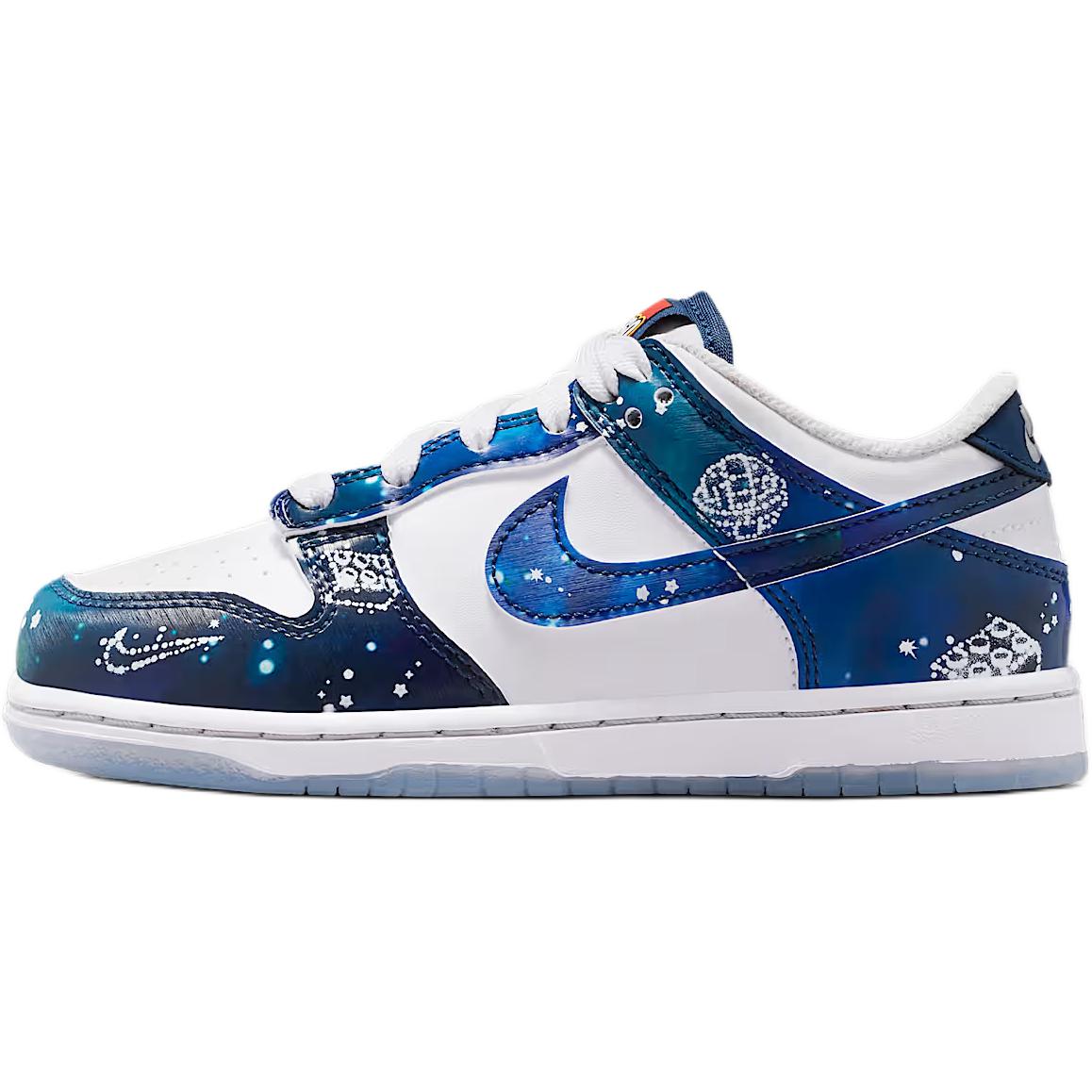 

Nike LEGO x Dunk Rebound Low top детские скейтбординг кроссовки White Blue Kids'