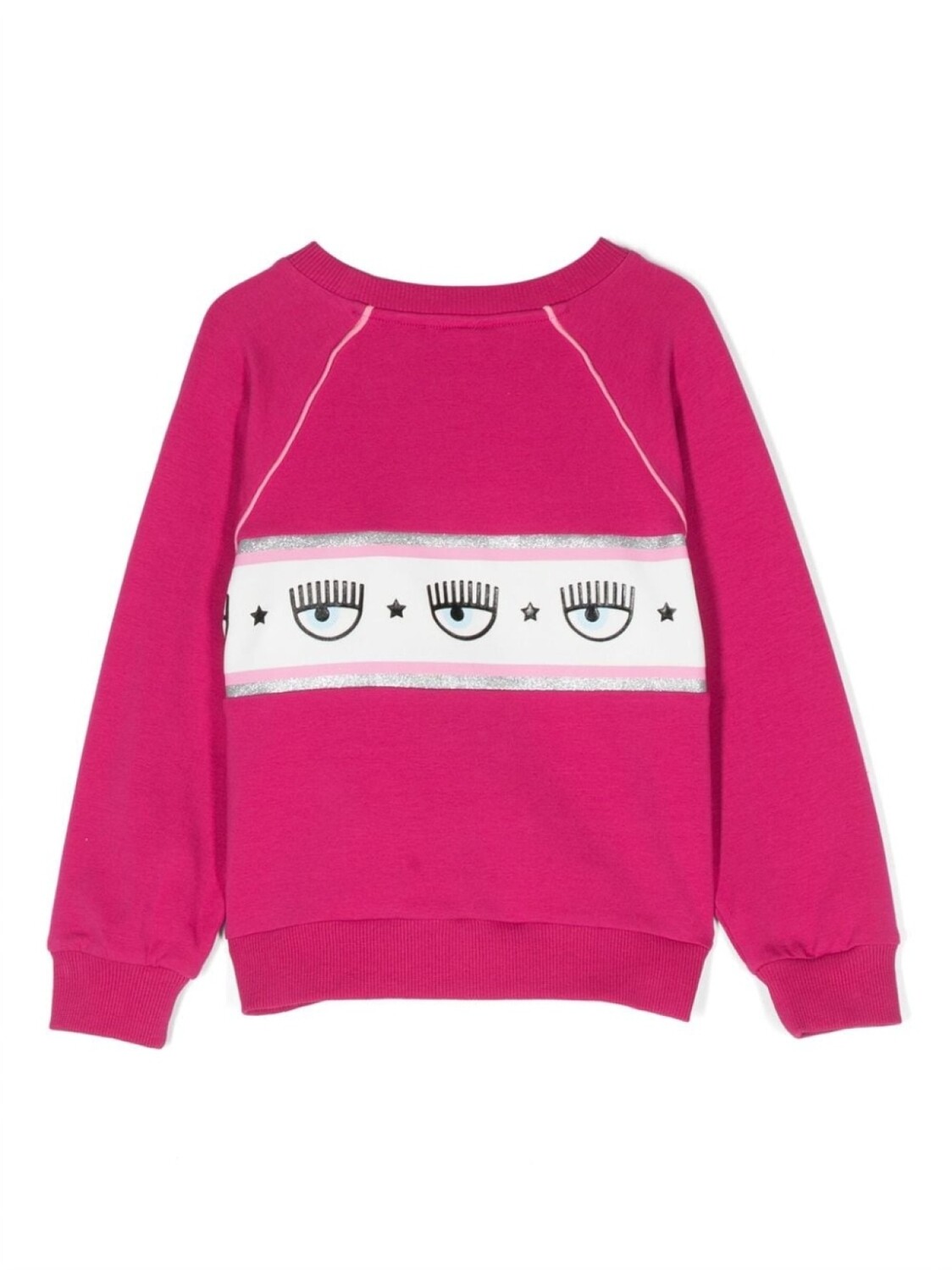 Толстовка с логотипом Eyelike Chiara Ferragni Kids, розовый — фото 2