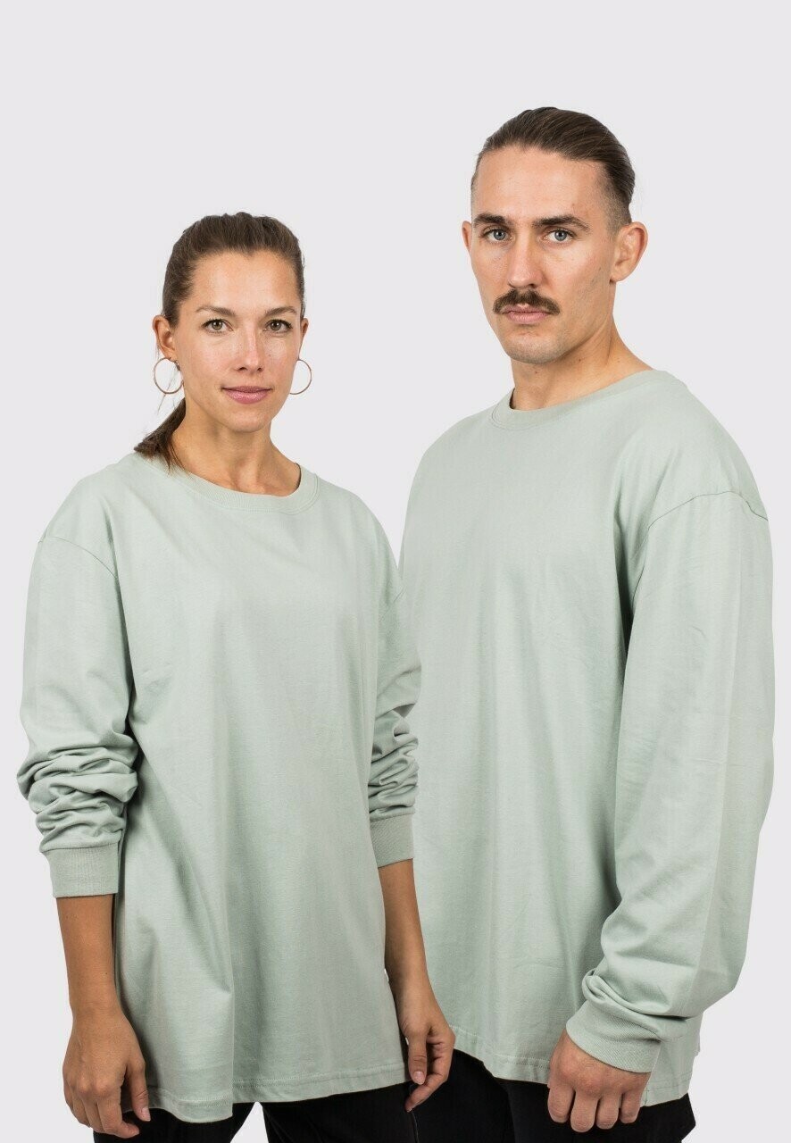 

Топ с длинными рукавами OVERSIZED LONG SLEEVE UNISEX Blackskies, цвет sage green