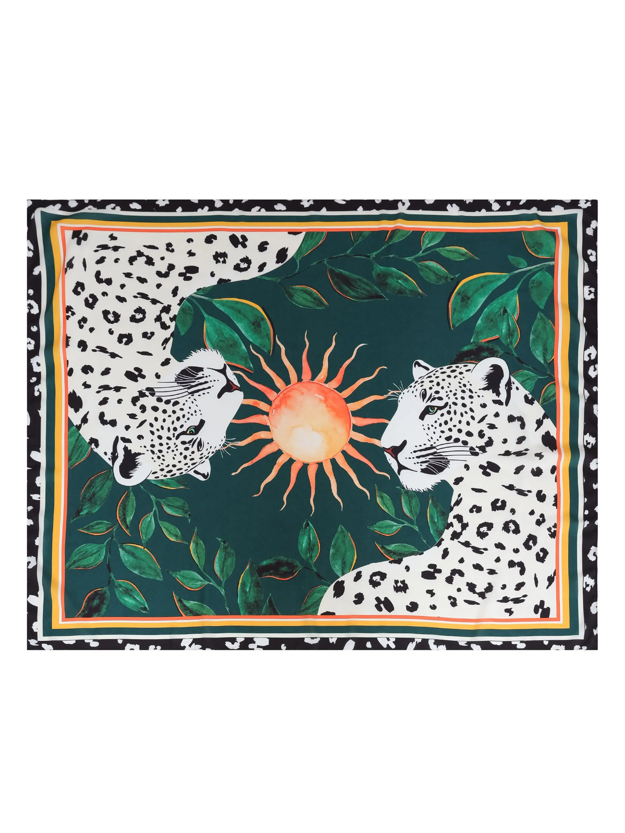 

Пляжная накидка с принтом Brigitte, зеленый