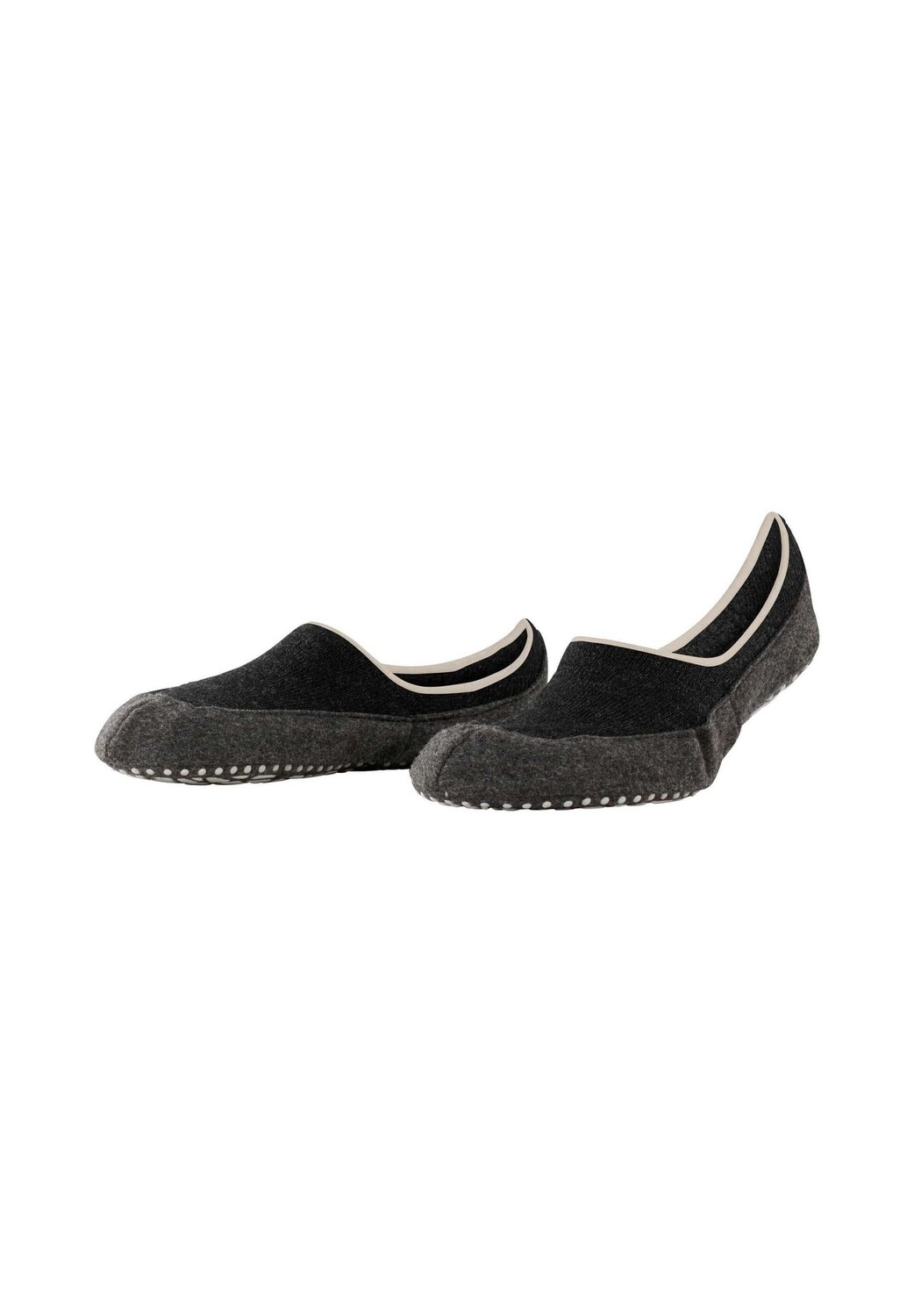 

Тапочки унисекс - Cosyshoe, низкие, домашние тапочки, противоскользящие, пинетки, натуральная шерсть FALKE, темно-серый