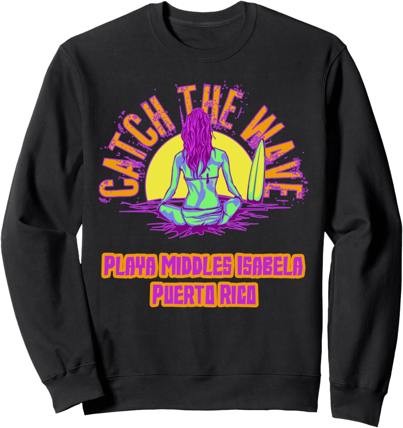 

Футболка Playa Middles Isabel Puerto Rico в стиле Surf Vaporwave, черная Playa Middles Isabela Puerto Rico Surf Apparel