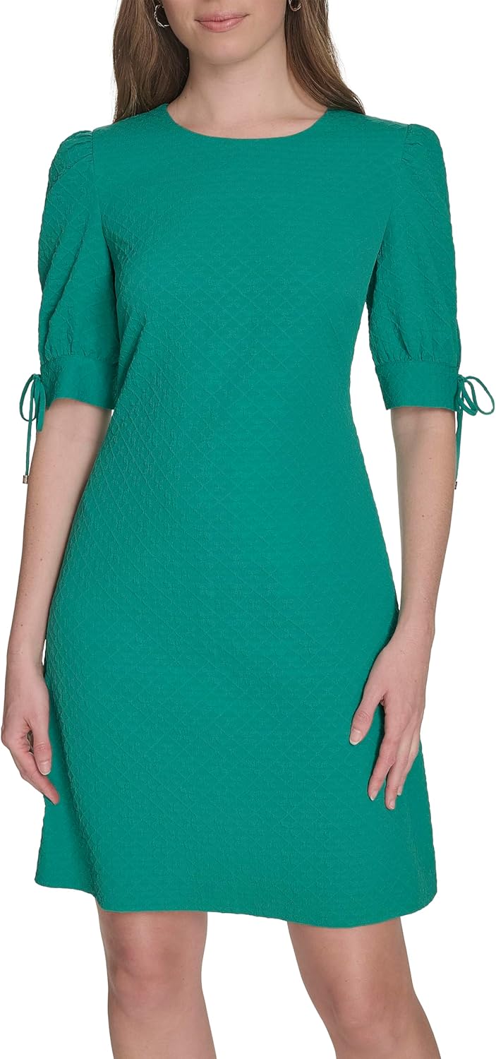 

Женское платье-футляр Tommy Hilfiger с рукавами 3/4 и принтом «ромбы», Parakeet