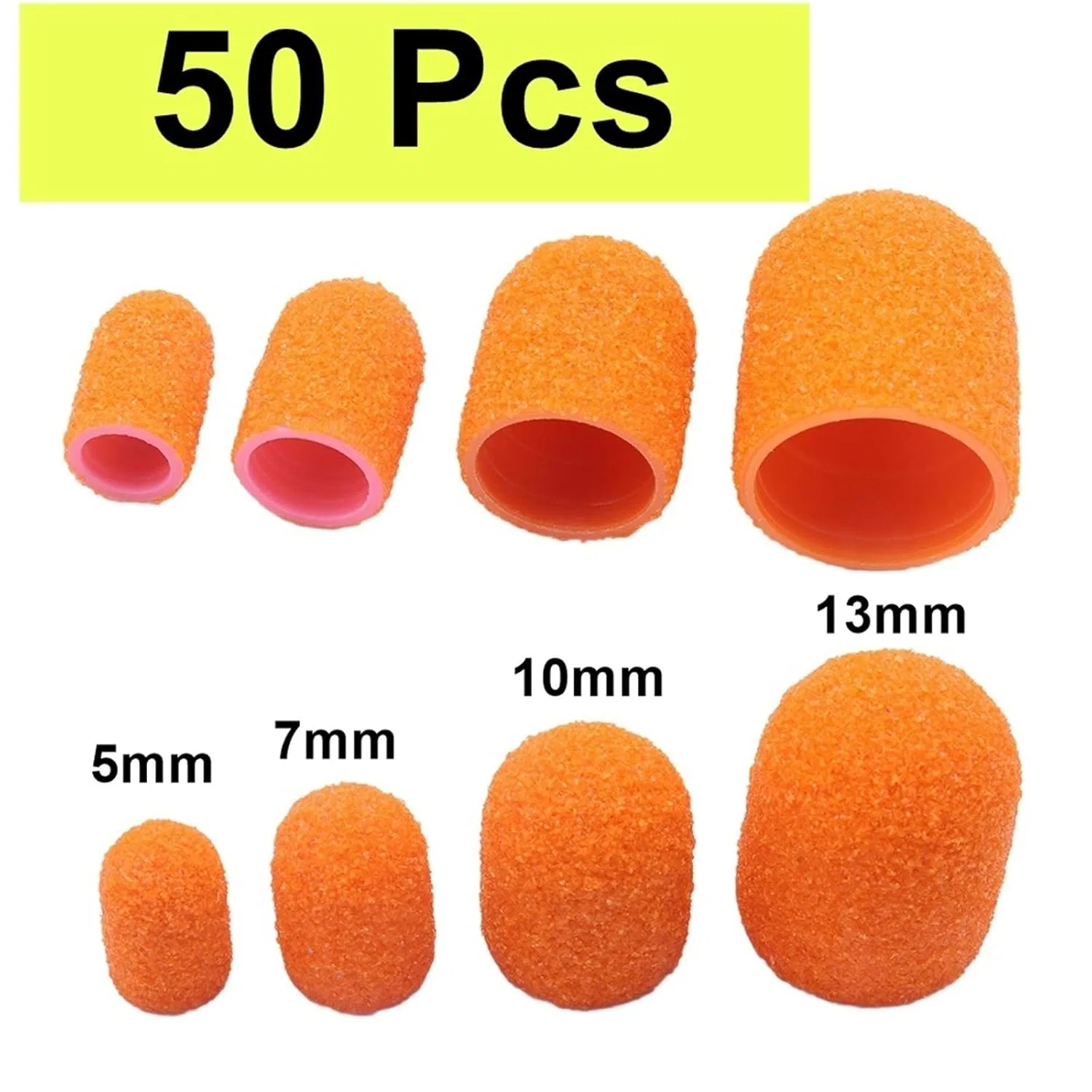 Насадки для шлифовки ногтей, 50 шт., 7 мм ‎Sfoikvg, 50 Pieces 7 Mm — фото 2