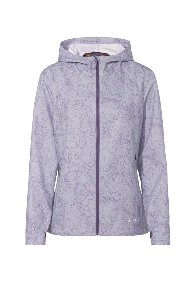 

Куртка softshell "женская adlux air" ветрозащитная компактная Vaude, лавандовый