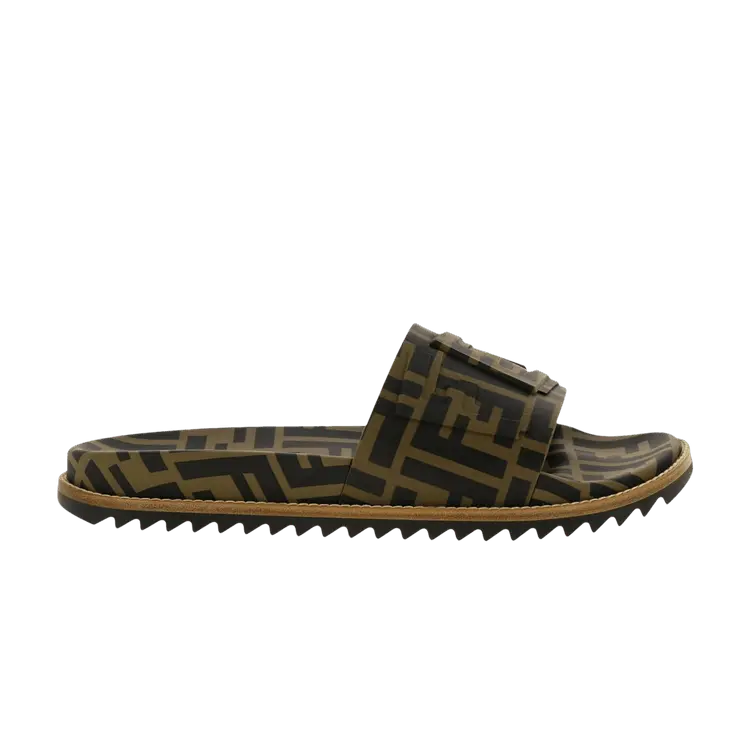 

Кроссовки Fendi TPU FF Motif Slides Maya Nero, коричневый