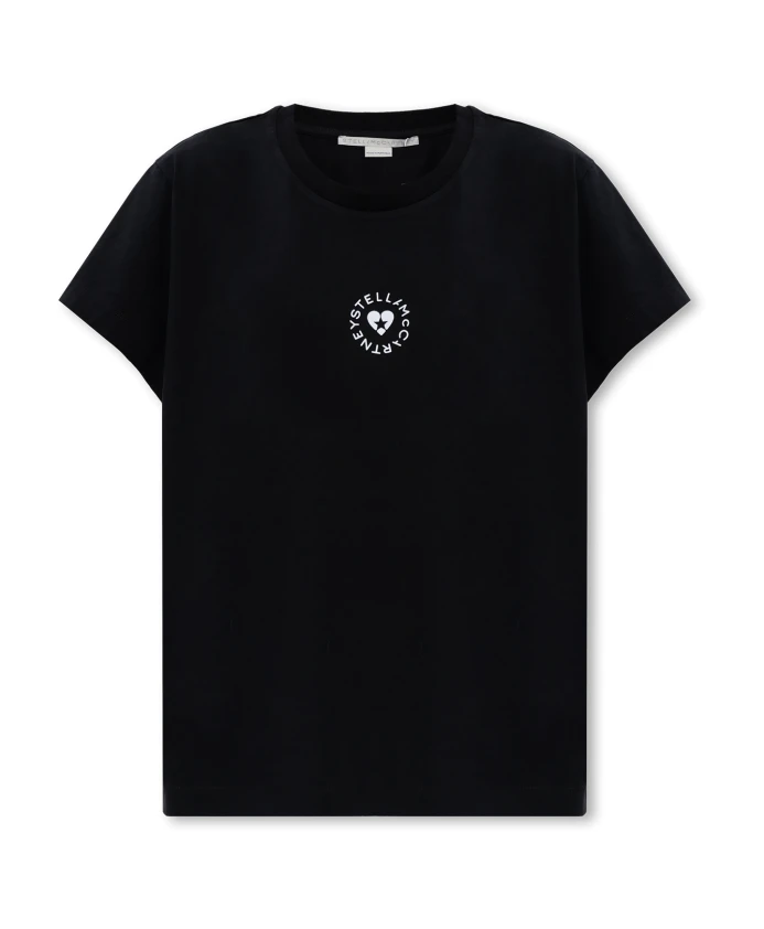 

Футболка с логотипом Stella Mccartney, черный