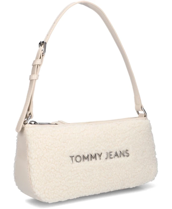 

Сумка через плечо из ткани Тедди Tommy Jeans, бежевый