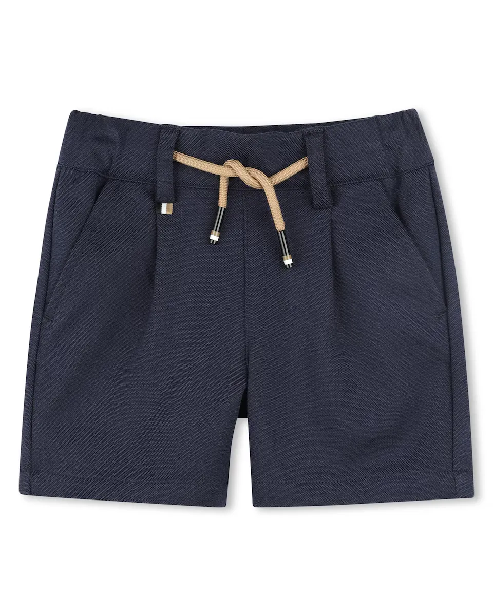 

Baby boy бермудские шорты в простом черном цвете BOSS Kidswear, чёрный