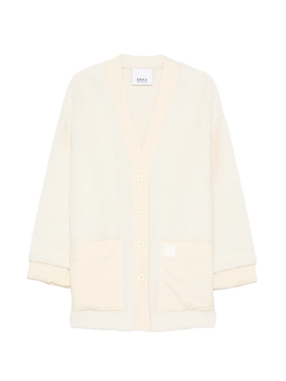 

Пальто с карманами и пуговицами Erika Cavallini, бежевый