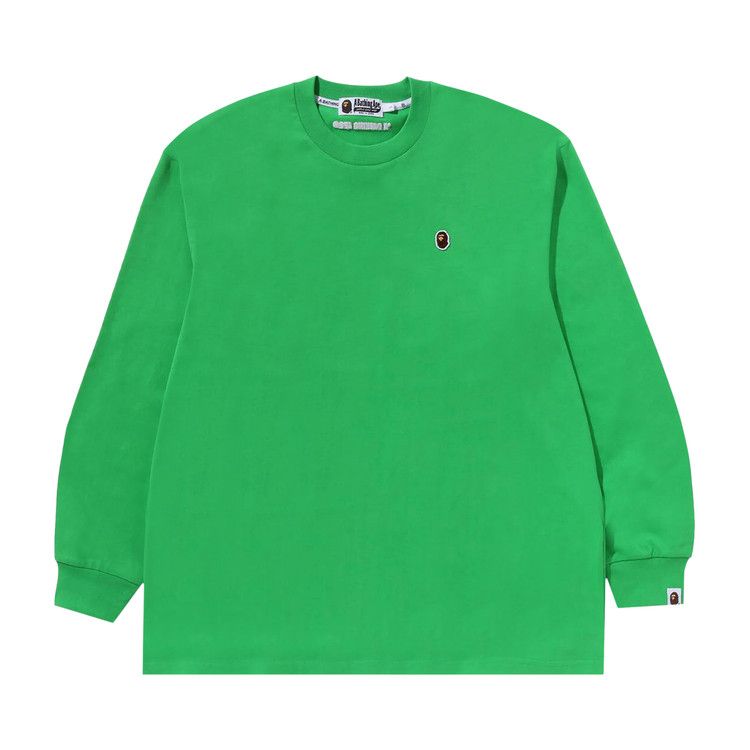 

Футболка BAPE Ape Head One Point Long-Sleeve Tee, Green