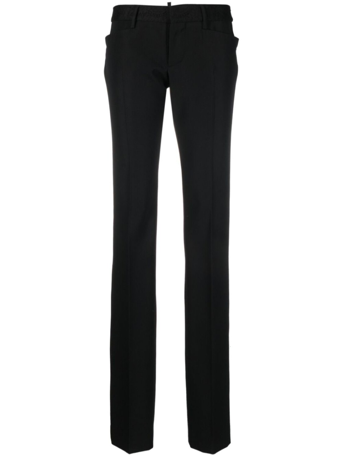 Dsquared2 узкие брюки из вирджинской шерсти, черный