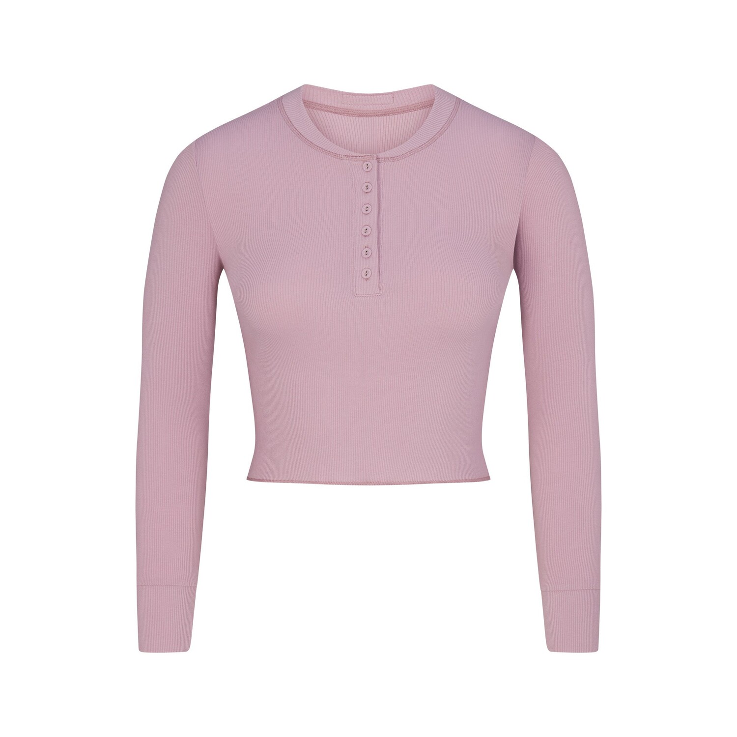 

Укороченная рукава henley SKIMS, цвет dusk