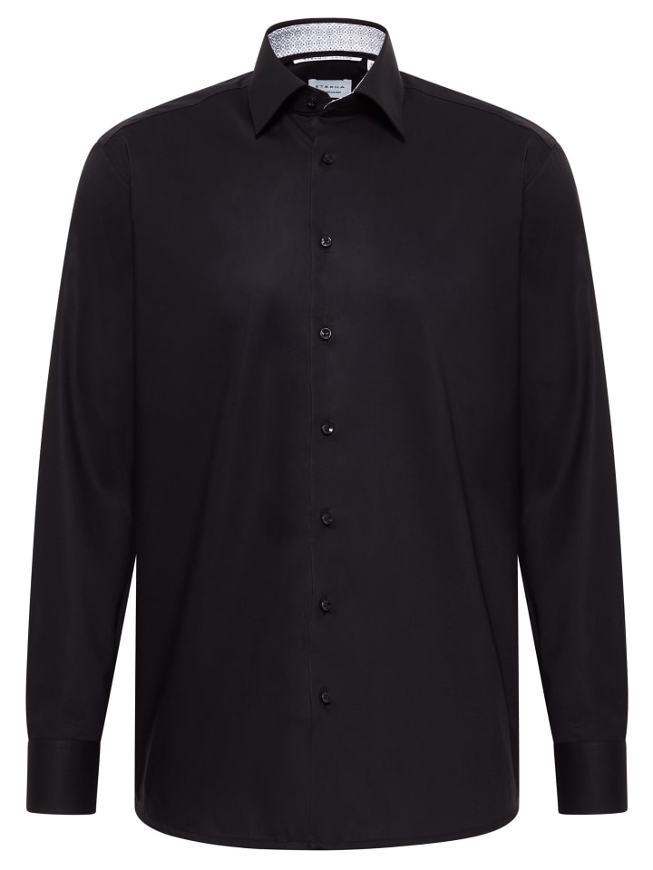 

Eterna Рубашка MODERN FIT черного цвета