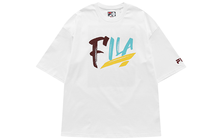 

Футболка мужская стандартная белая FILA FUSION