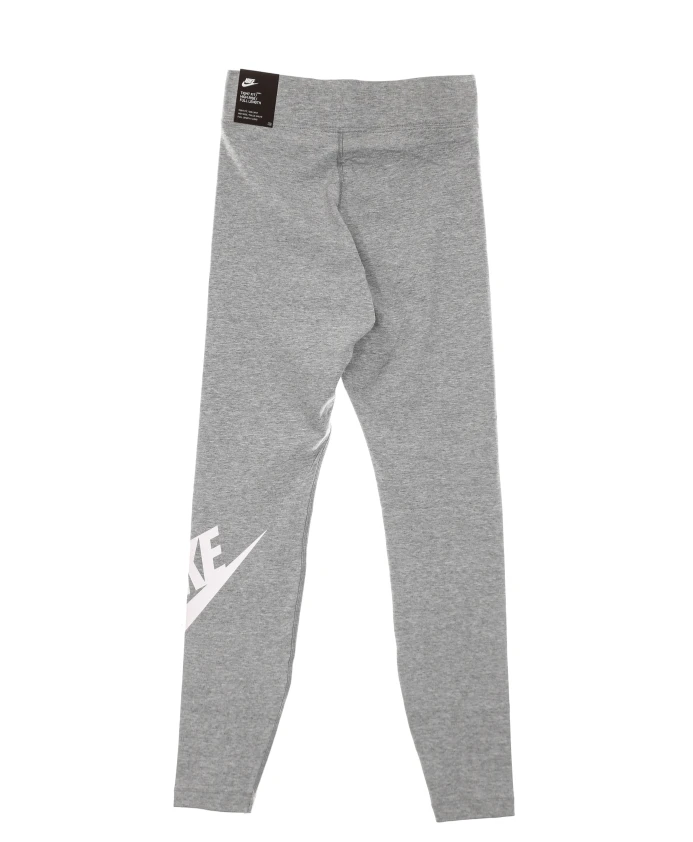 Леггинсы с высокой посадкой, базовый стиль, меланж/белый Nike, серый — фото 3