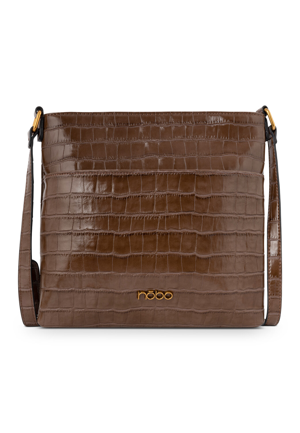 

Сумка через плечо Nobo Bags Croco, коричневый