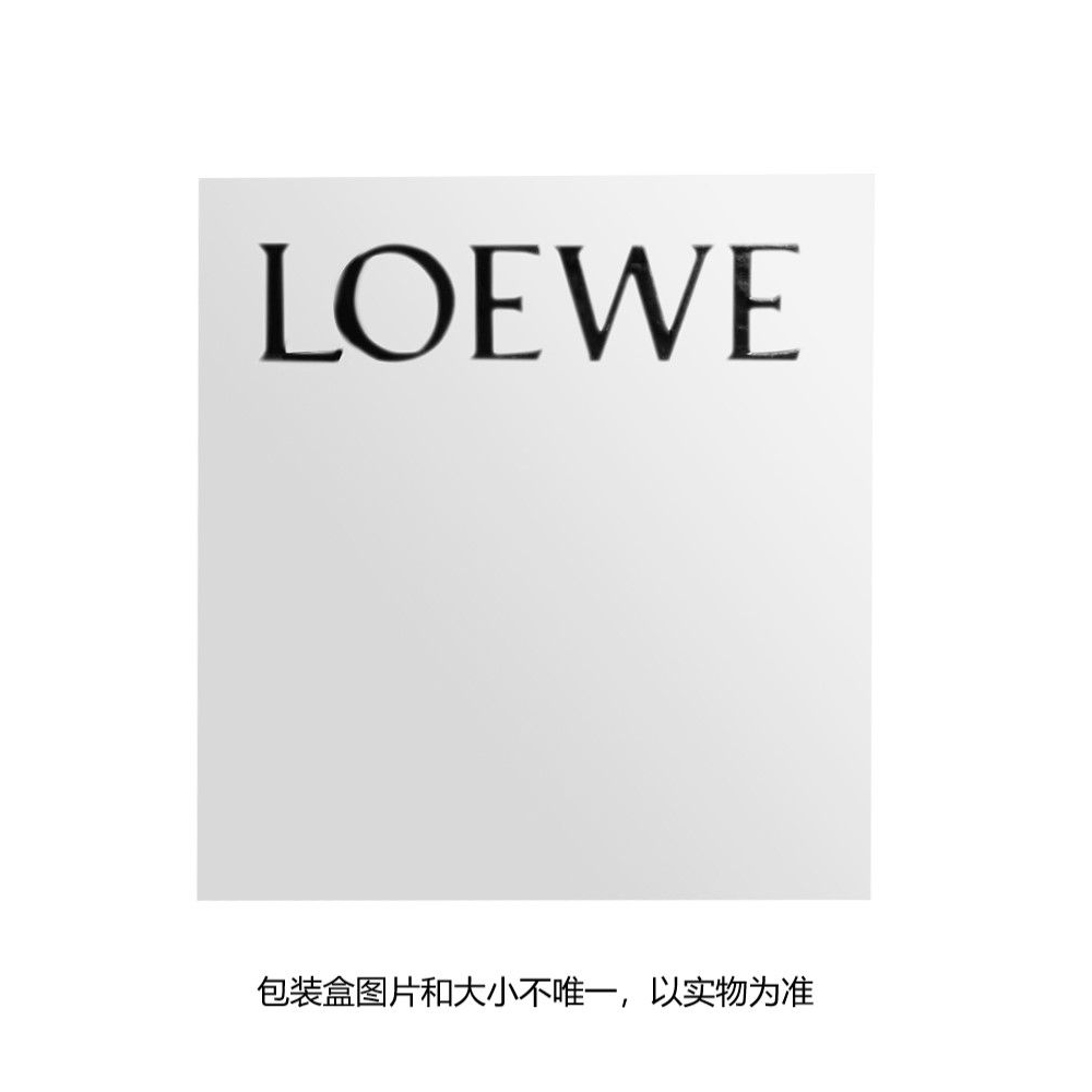 LOEWE Шерстяной вязаный шарф унисекс черный — фото 2