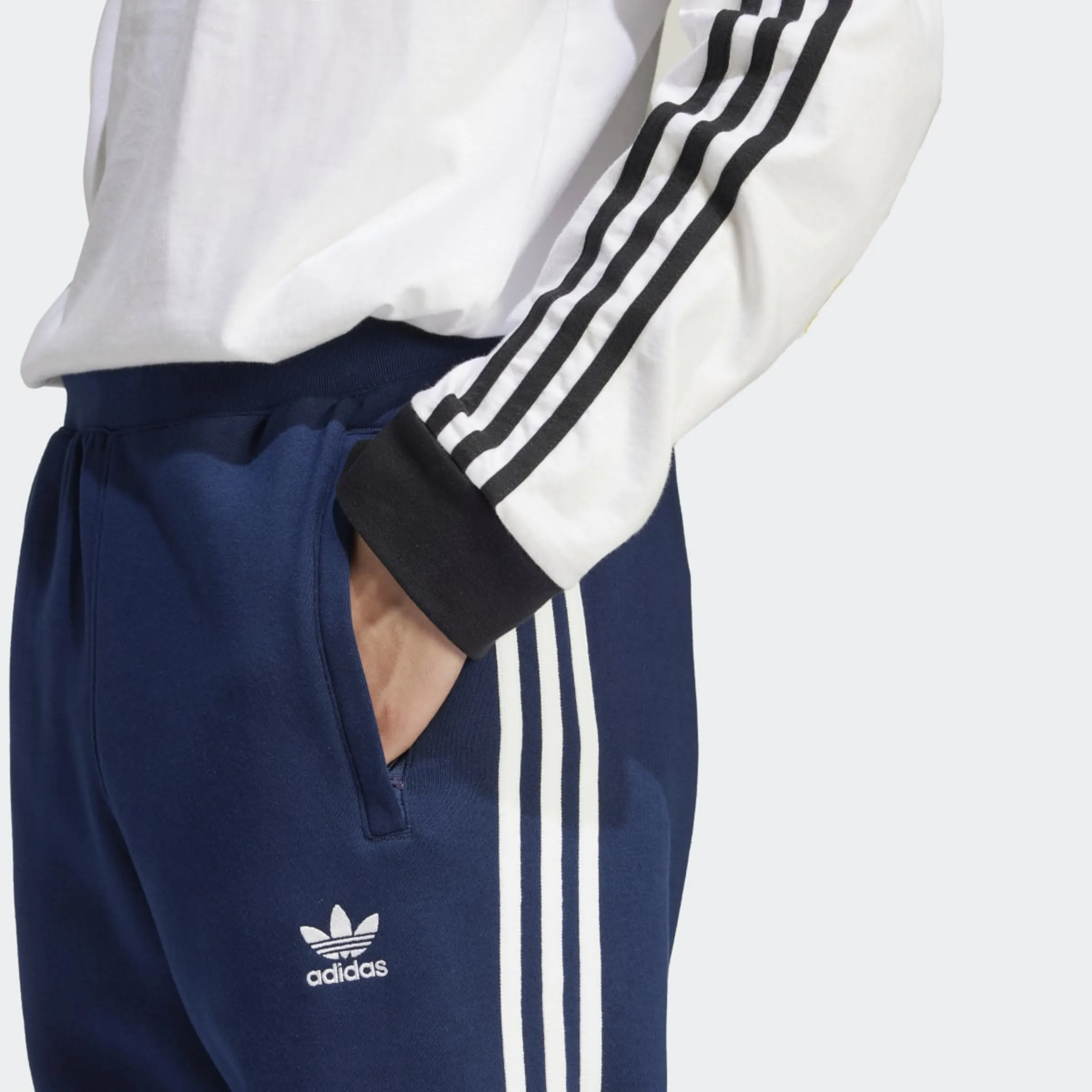 Мужские брюки Adicolor 3 полоски Originals Adidas, темно-синий — фото 3