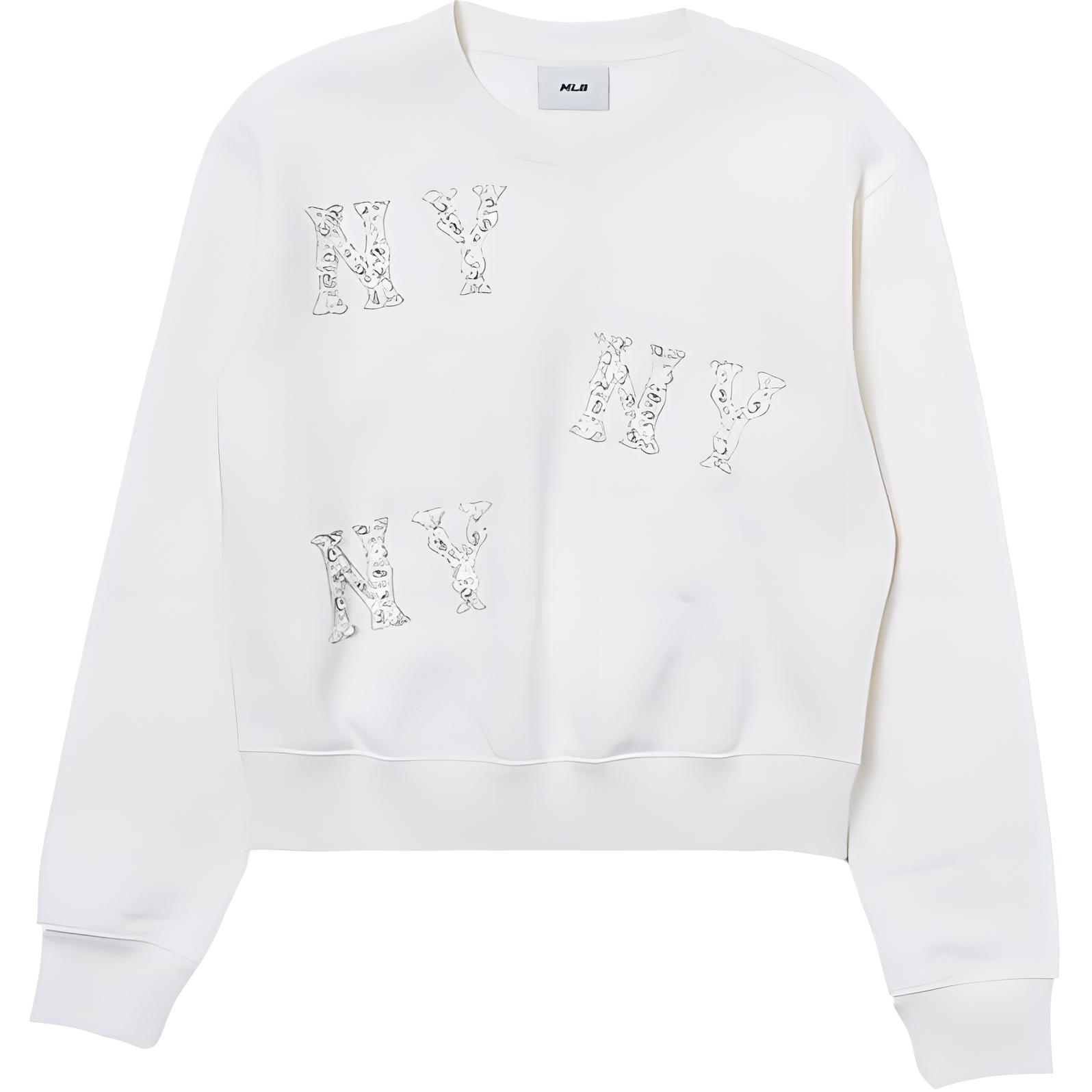 

MLB Толстовка New York Yankees Crystal Megagram New York Yankees женская белая