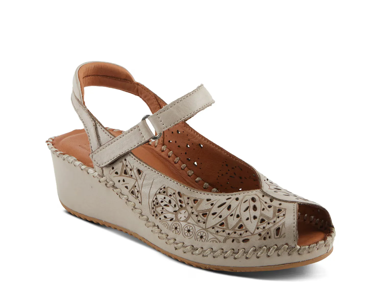 Сандалии Santonio Wedge Sandal Spring Step, серый