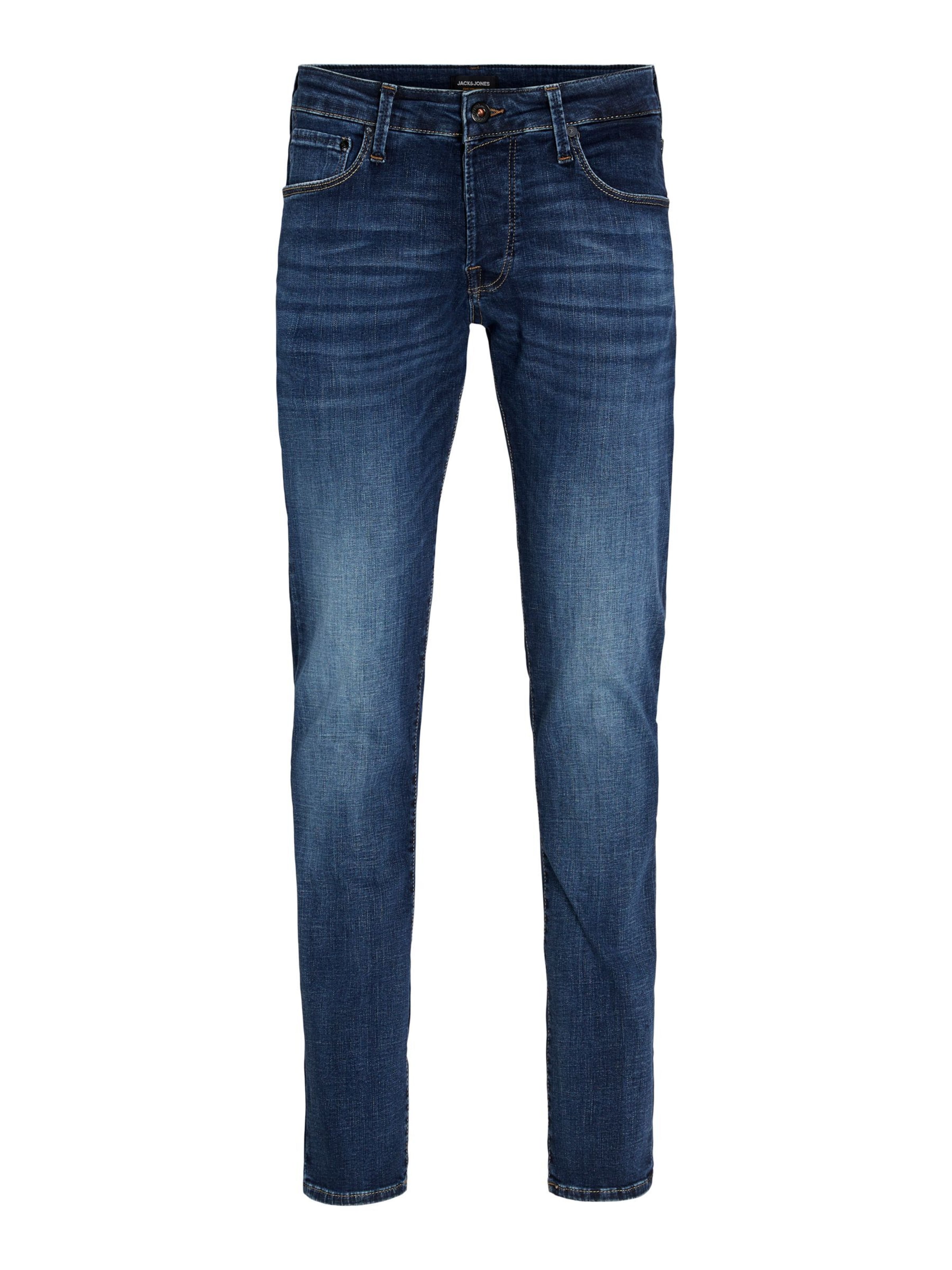 

JACK & JONES Джинсы Slim fit 'JJIGLENN JJICON SBD 057 50SPS NOOS' в синем цвете