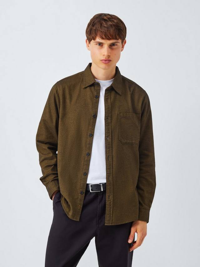 

Контрастная твилловая рубашка с длинными рукавами Kin, Breen