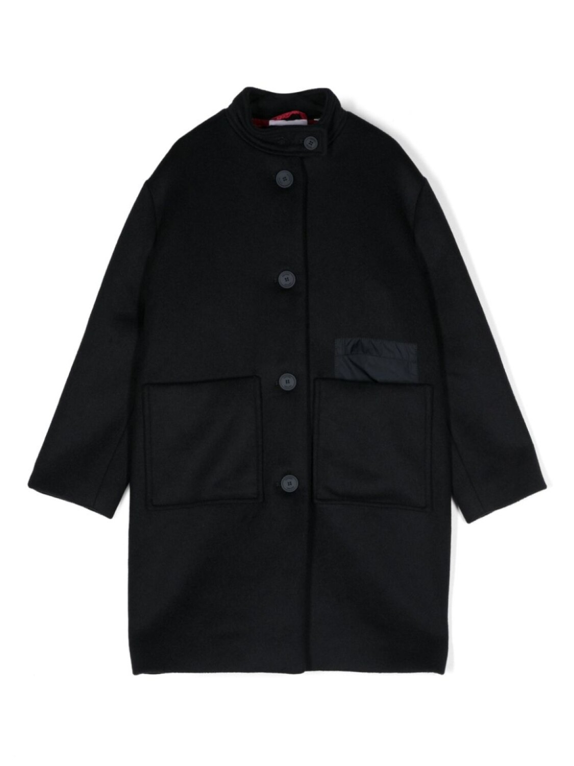 

Aspesi Kids однобортное пальто, синий