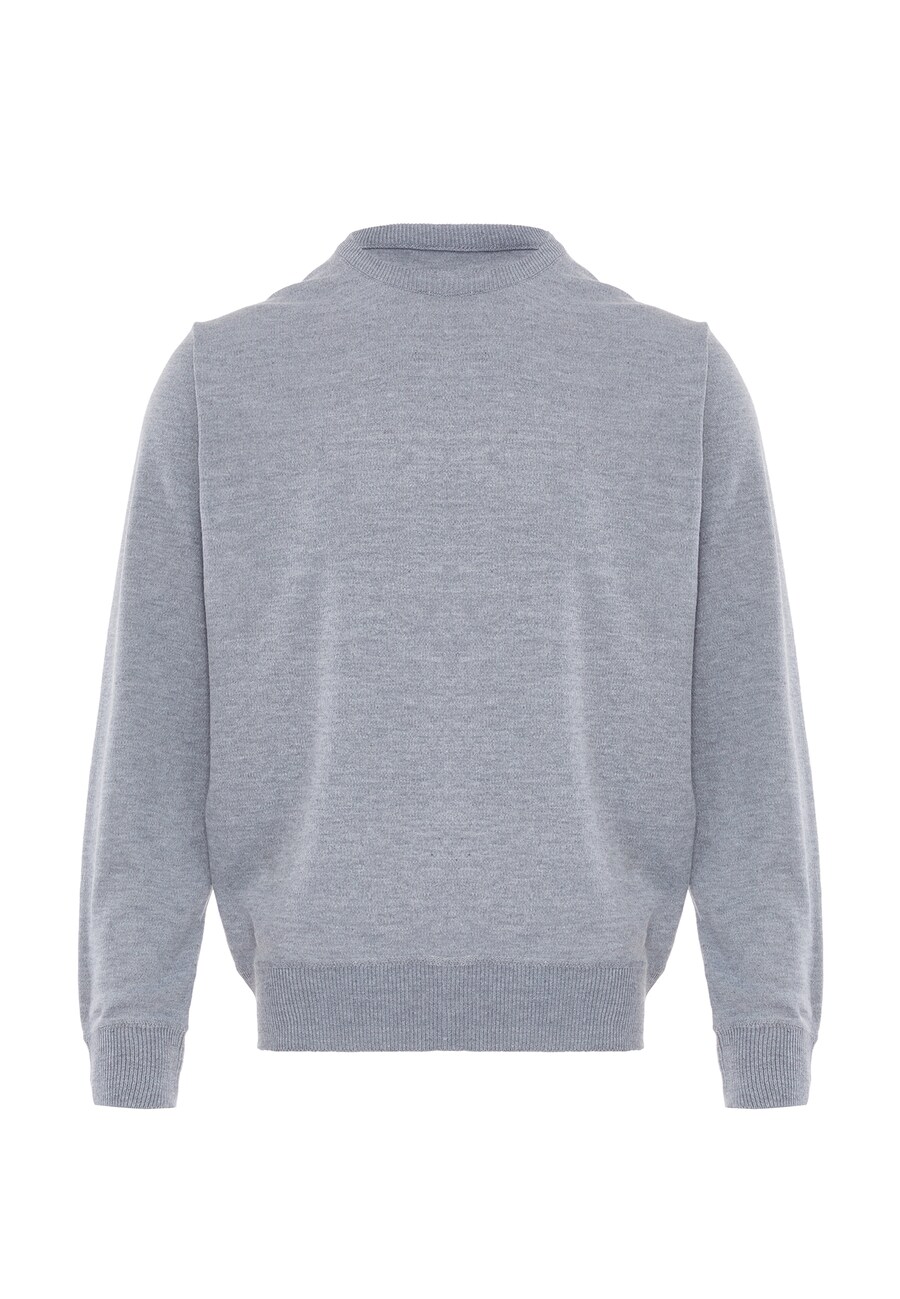 

Тонкий вязаный свитер NAEMI Sweater, пятнистый серый