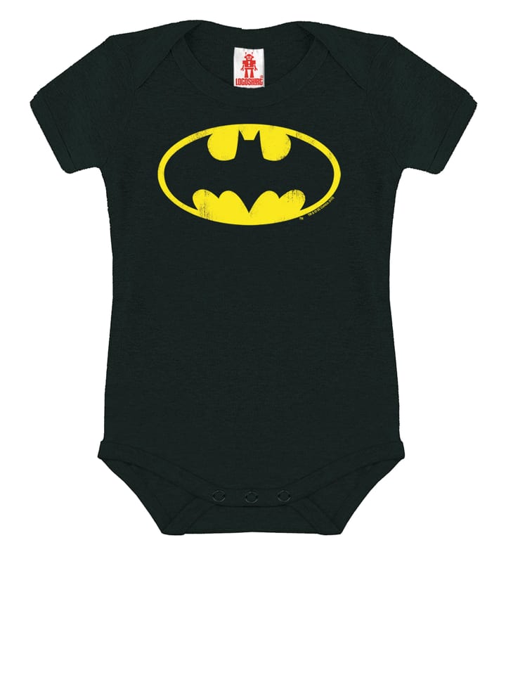 

Logoshirt Детский боди DC - Бэтмен - Логотип DC - Бэтмен в черном цвете